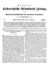 Populäre österreichische Gesundheits-Zeitung