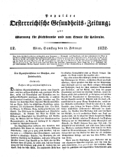 Populäre österreichische Gesundheits-Zeitung