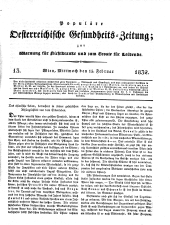 Populäre österreichische Gesundheits-Zeitung