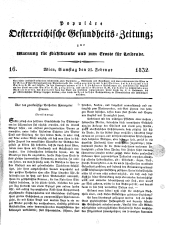 Populäre österreichische Gesundheits-Zeitung