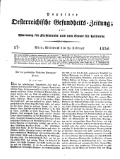 Populäre österreichische Gesundheits-Zeitung