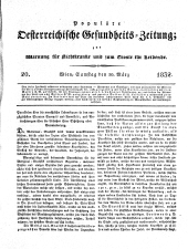 Populäre österreichische Gesundheits-Zeitung