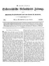 Populäre österreichische Gesundheits-Zeitung