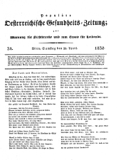 Populäre österreichische Gesundheits-Zeitung