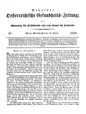 Populäre österreichische Gesundheits-Zeitung