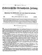 Populäre österreichische Gesundheits-Zeitung