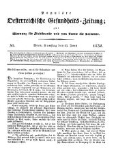 Populäre österreichische Gesundheits-Zeitung