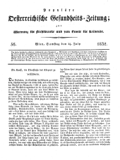 Populäre österreichische Gesundheits-Zeitung