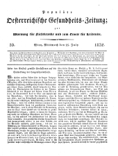 Populäre österreichische Gesundheits-Zeitung