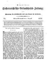 Populäre österreichische Gesundheits-Zeitung