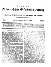 Populäre österreichische Gesundheits-Zeitung