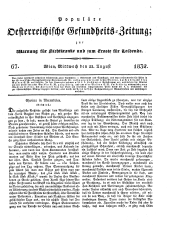 Populäre österreichische Gesundheits-Zeitung