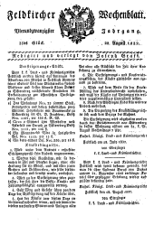 Feldkircher Wochenblatt