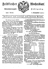 Feldkircher Wochenblatt