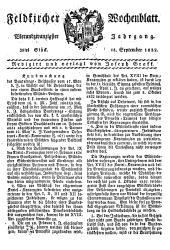 Feldkircher Wochenblatt