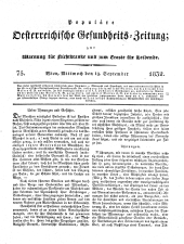 Populäre österreichische Gesundheits-Zeitung