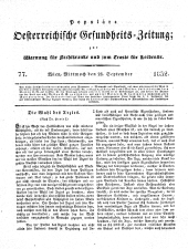 Populäre österreichische Gesundheits-Zeitung