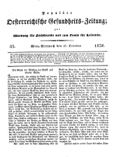 Populäre österreichische Gesundheits-Zeitung