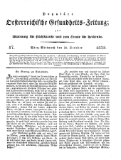 Populäre österreichische Gesundheits-Zeitung