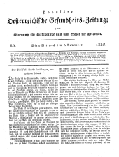 Populäre österreichische Gesundheits-Zeitung