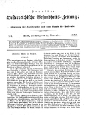 Populäre österreichische Gesundheits-Zeitung