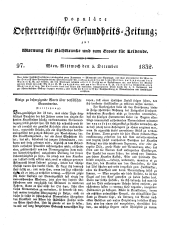 Populäre österreichische Gesundheits-Zeitung