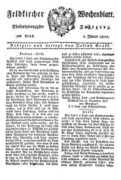 Feldkircher Wochenblatt