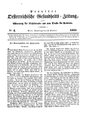 Populäre österreichische Gesundheits-Zeitung