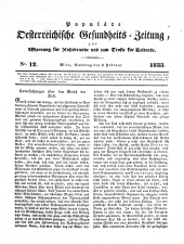 Populäre österreichische Gesundheits-Zeitung