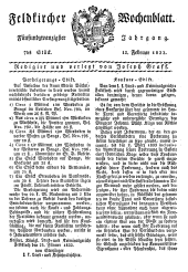 Feldkircher Wochenblatt