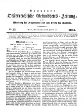 Populäre österreichische Gesundheits-Zeitung