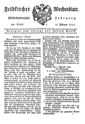 Feldkircher Wochenblatt