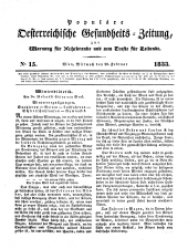 Populäre österreichische Gesundheits-Zeitung