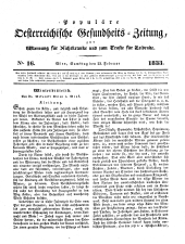 Populäre österreichische Gesundheits-Zeitung