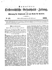 Populäre österreichische Gesundheits-Zeitung