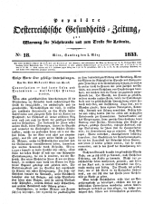 Populäre österreichische Gesundheits-Zeitung