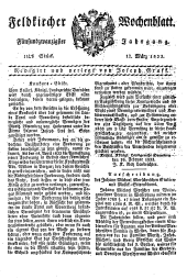 Feldkircher Wochenblatt