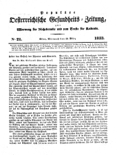 Populäre österreichische Gesundheits-Zeitung