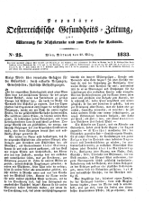 Populäre österreichische Gesundheits-Zeitung