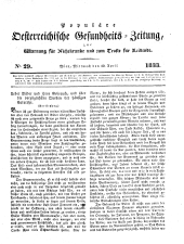 Populäre österreichische Gesundheits-Zeitung