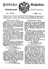 Feldkircher Wochenblatt