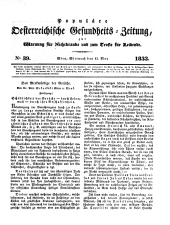 Populäre österreichische Gesundheits-Zeitung