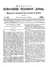 Populäre österreichische Gesundheits-Zeitung