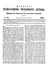 Populäre österreichische Gesundheits-Zeitung