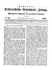 Populäre österreichische Gesundheits-Zeitung