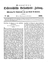 Populäre österreichische Gesundheits-Zeitung