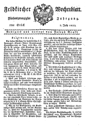 Feldkircher Wochenblatt