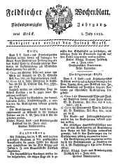 Feldkircher Wochenblatt