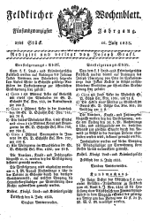 Feldkircher Wochenblatt