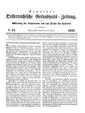 Populäre österreichische Gesundheits-Zeitung